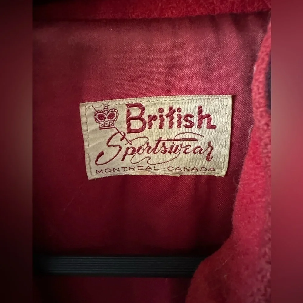 Vintage Black Leather Motorcycle Jacket by British Sportswear, M